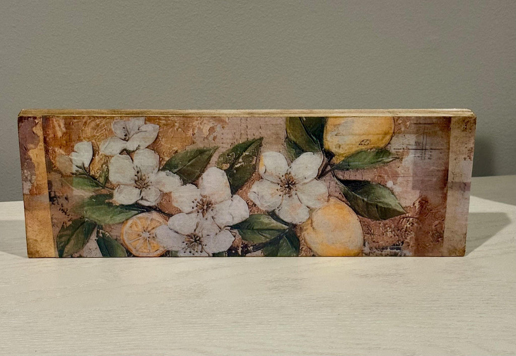 Lemon Blossom: 12"x4"