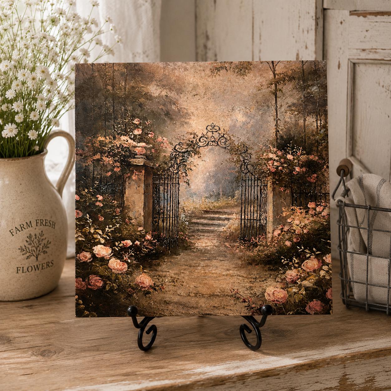 Floral Archway: 8"x8"