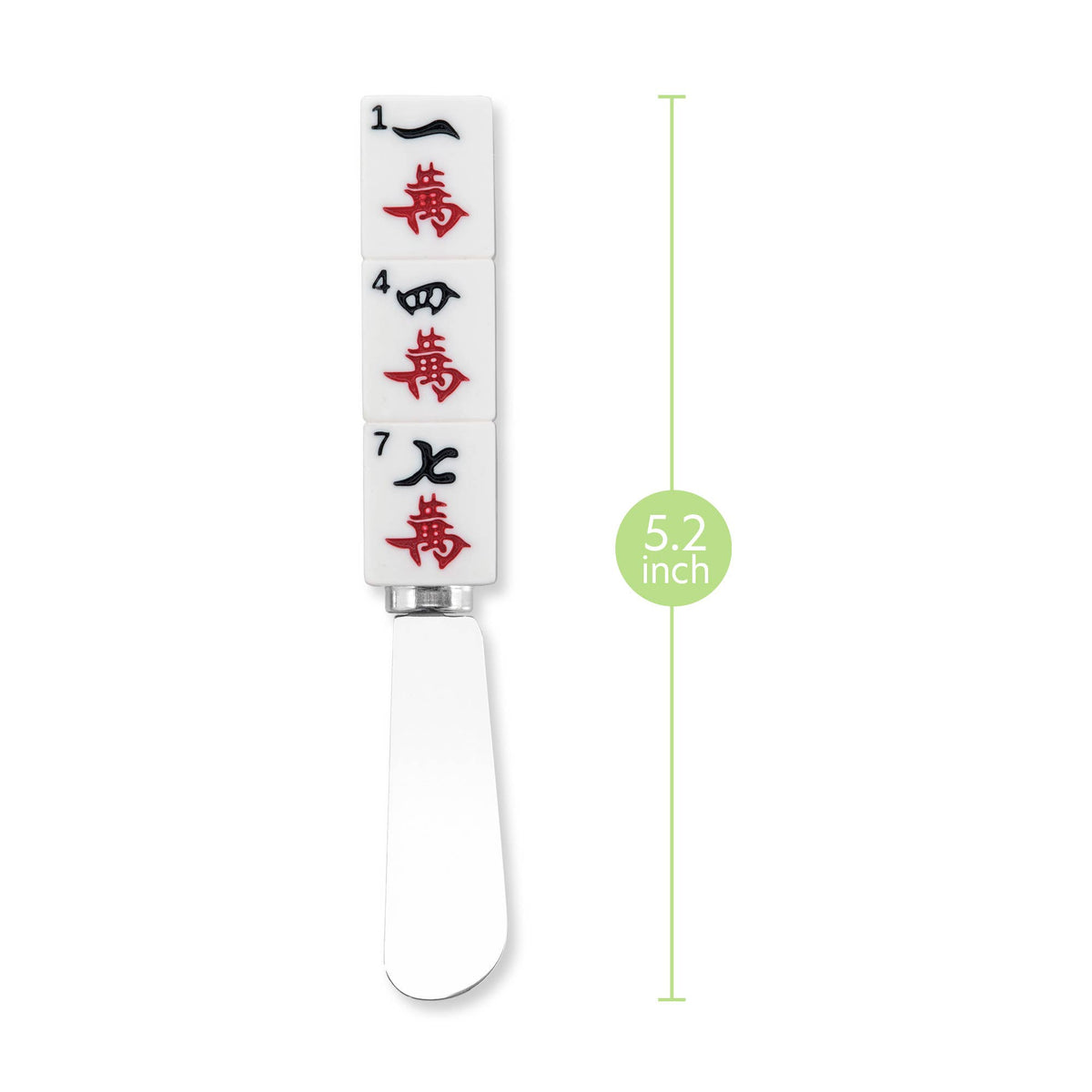 3-Piece Mahjong Bam Dot Crack Cheese Spreader