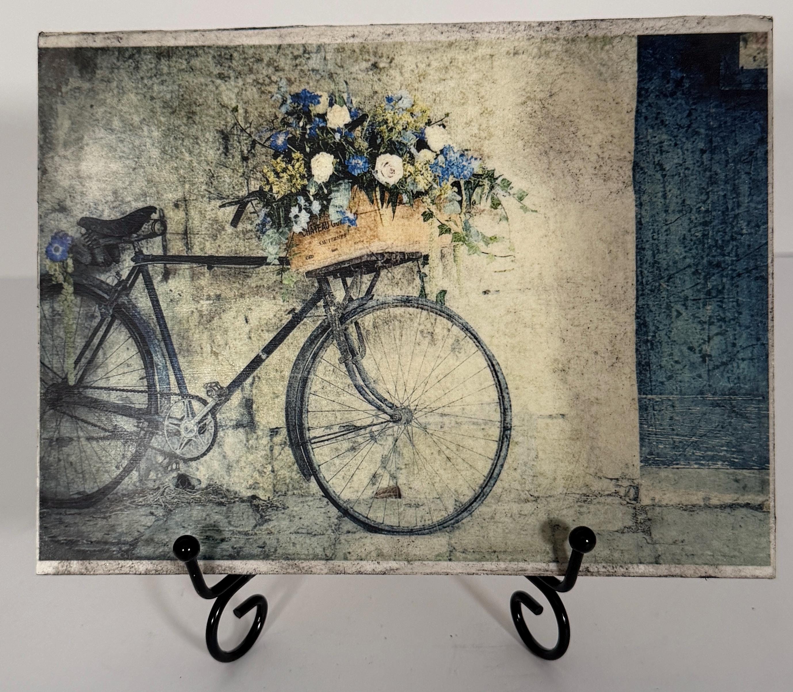 Vintage Bicycle: 8"x6"