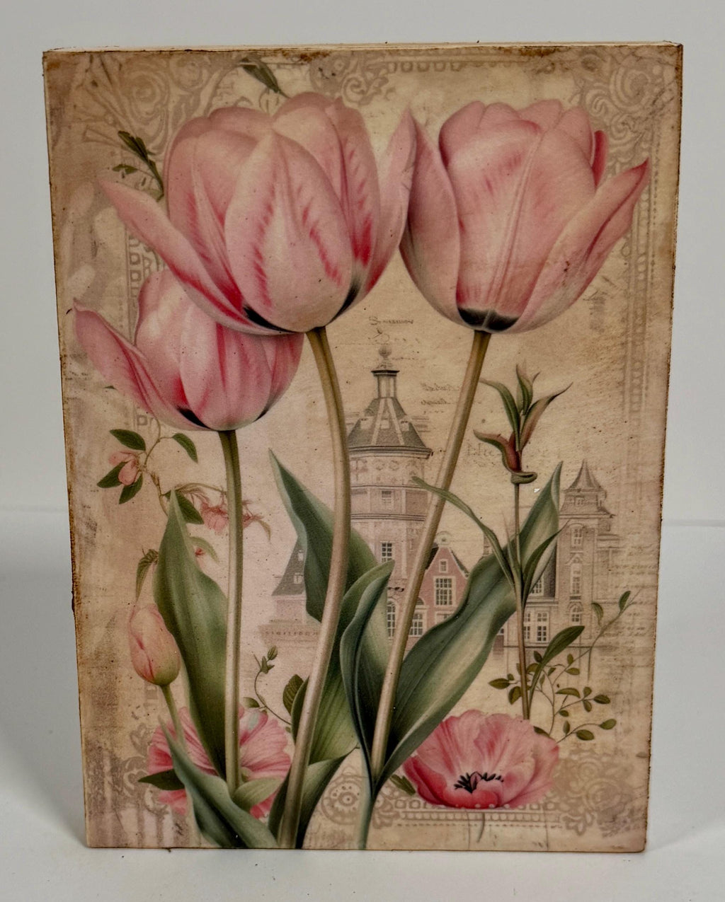 Pink Tulips: 5"x7"