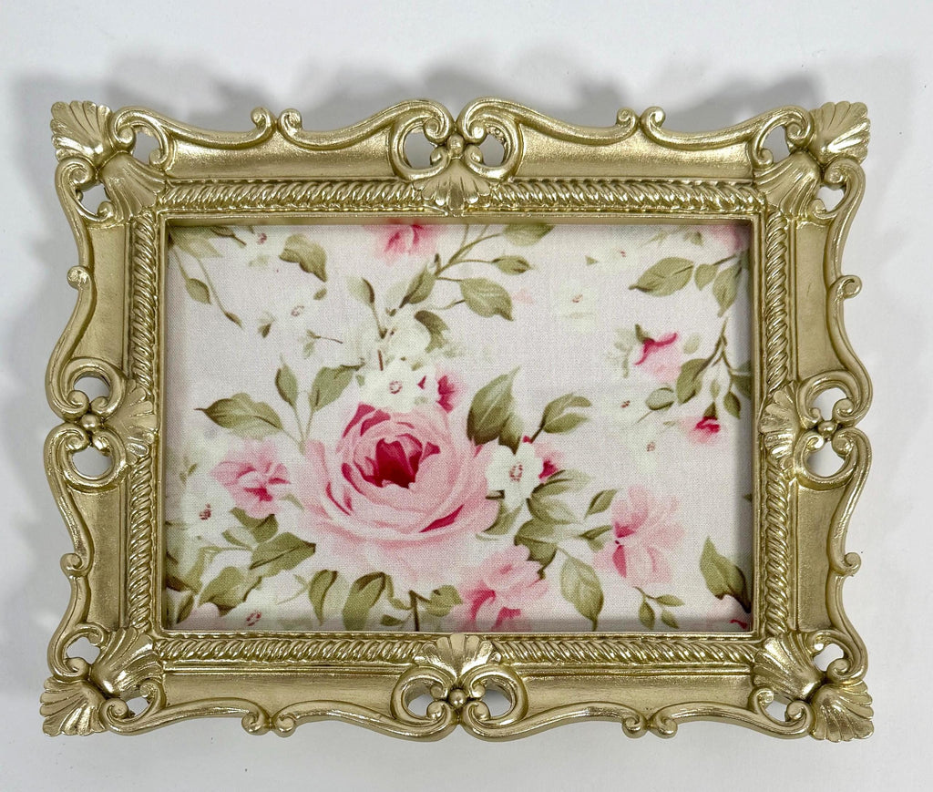 Laura AshleyGold Ornate Tray: 9"x7"