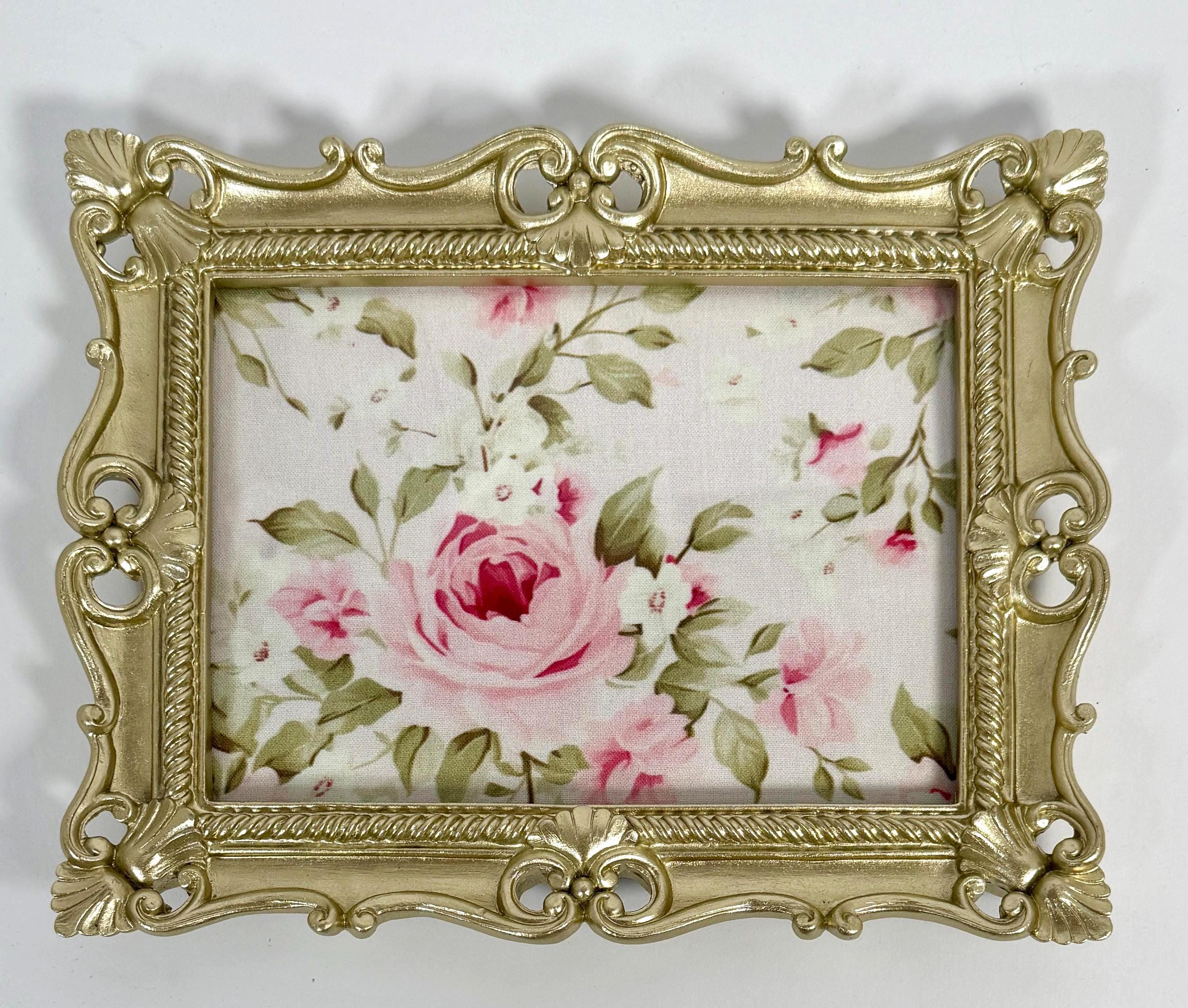 Laura AshleyGold Ornate Tray: 9"x7"
