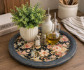 Rustic Floral Lazy Susan: 10.25"