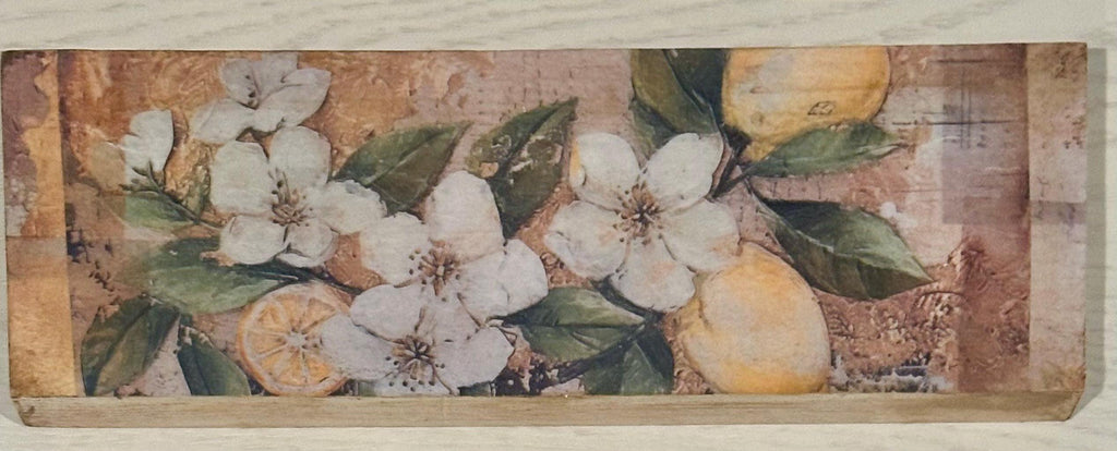 Lemon Blossom: 12"x4"