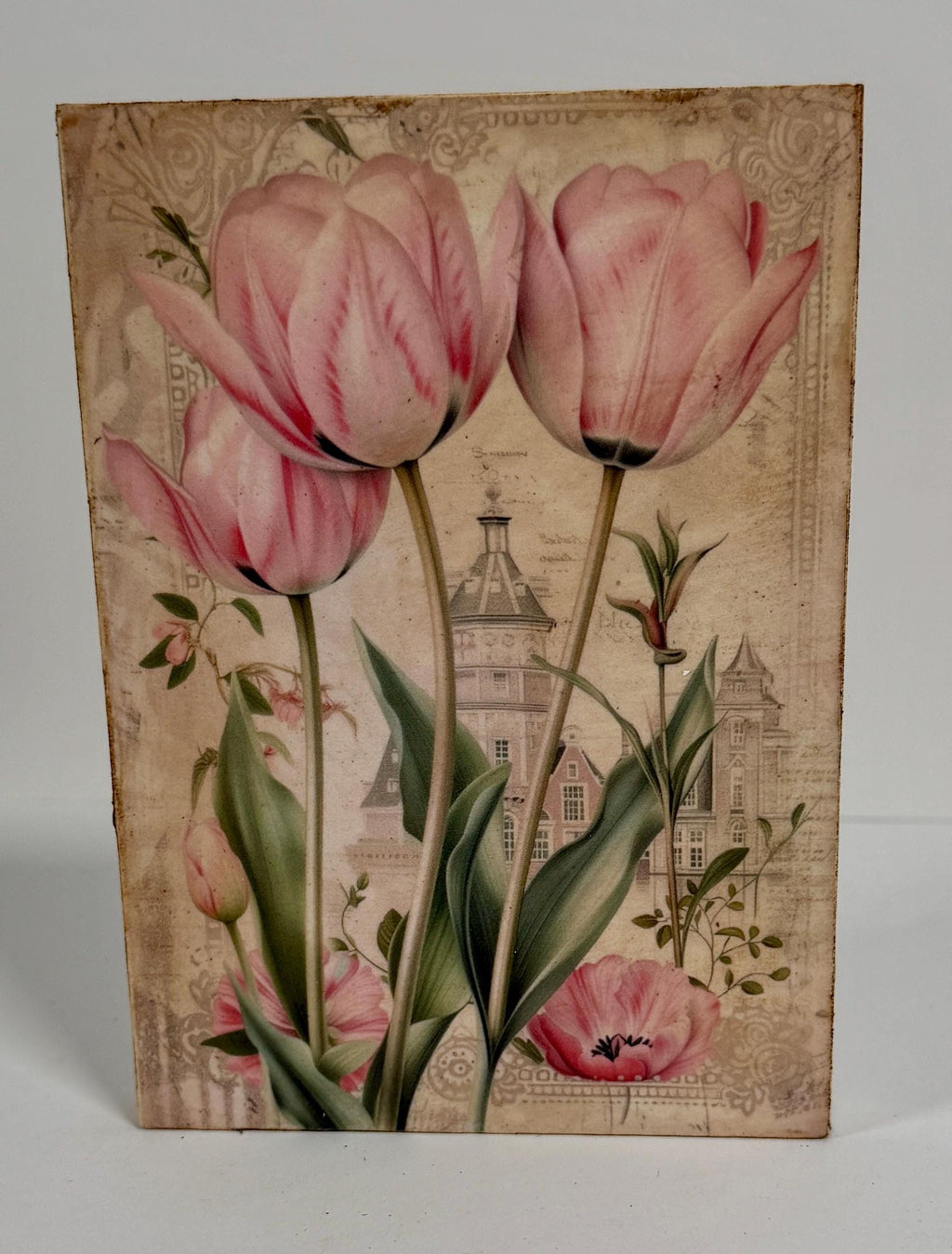 Pink Tulips: 5"x7"