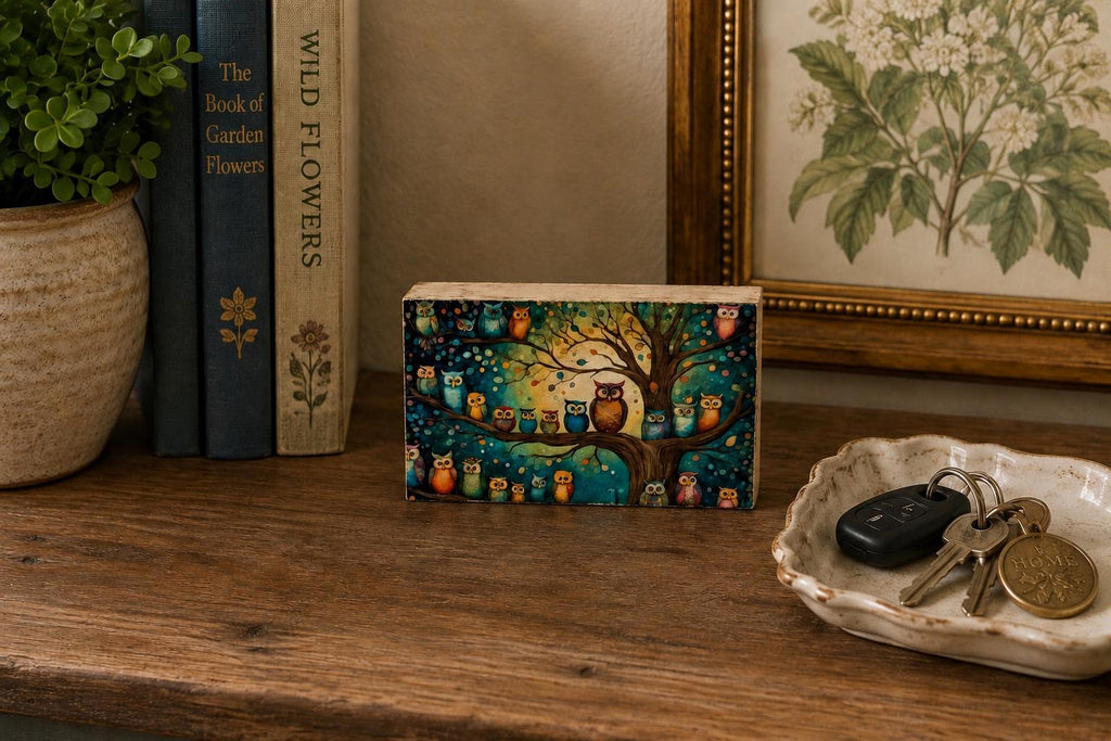 Owl Family: 5"x3"