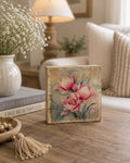 Pink Peony: 4"x4"