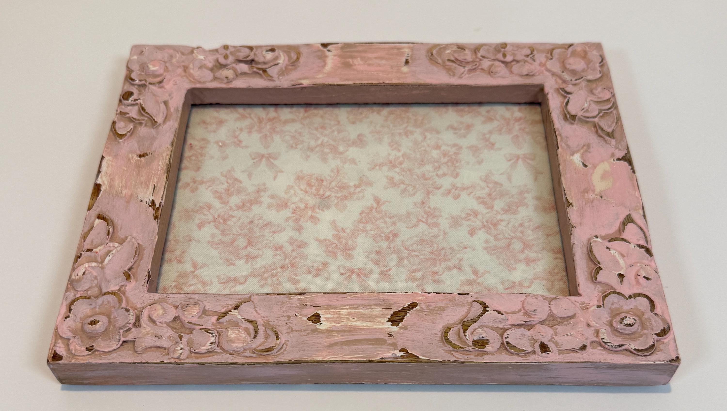 Antiqued Rose Jewelry Tray: 9"x7"