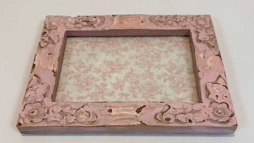 Antiqued Rose Jewelry Tray: 9"x7"