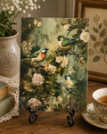 Vintage Bird and Flowers: 5"x7"