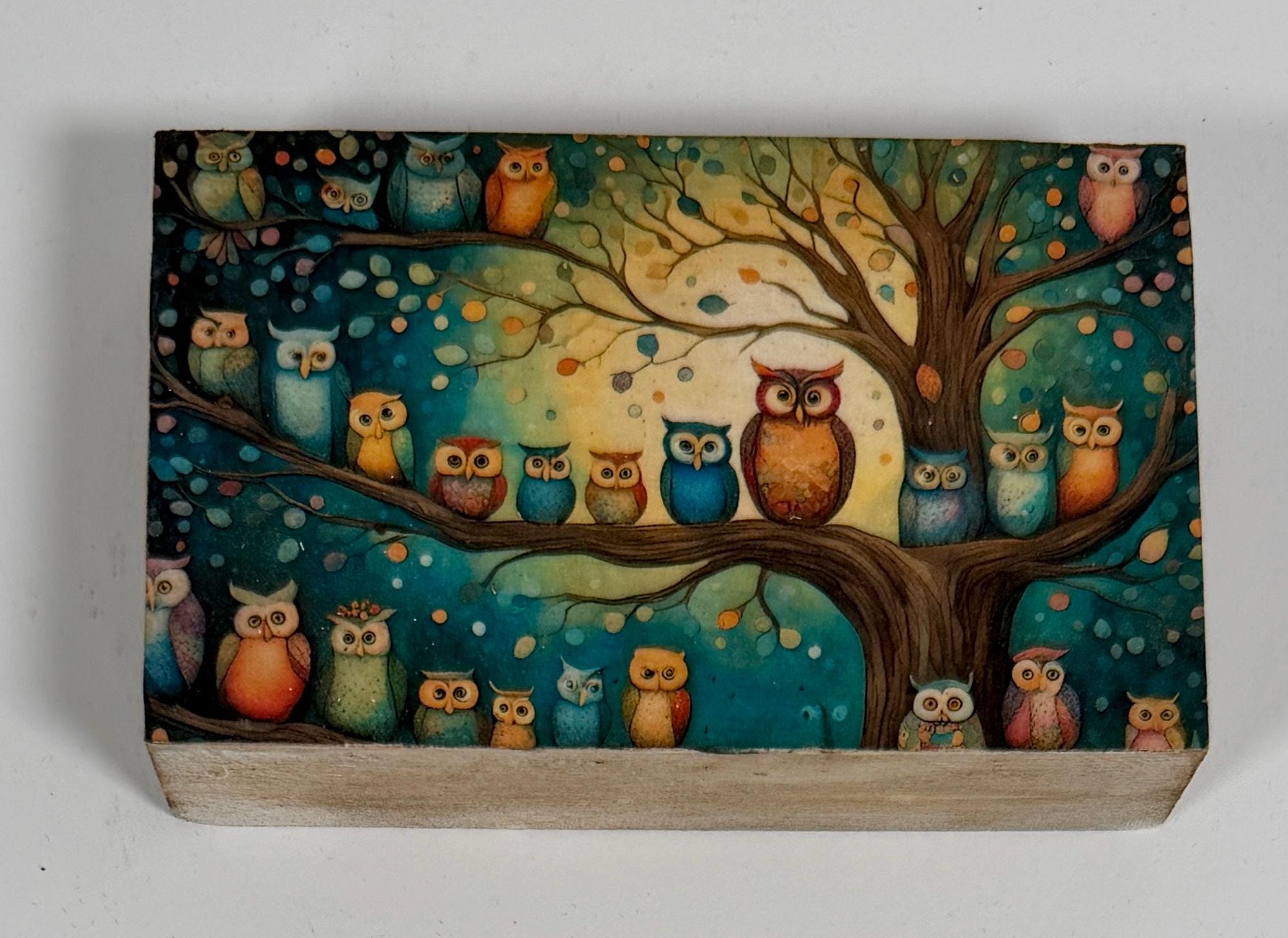 Owl Family: 5"x3"
