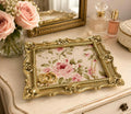 Laura AshleyGold Ornate Tray: 9"x7"
