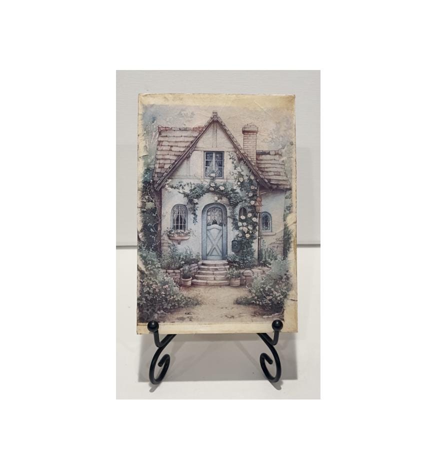 Fairy Tale Cottage: 4"x6"