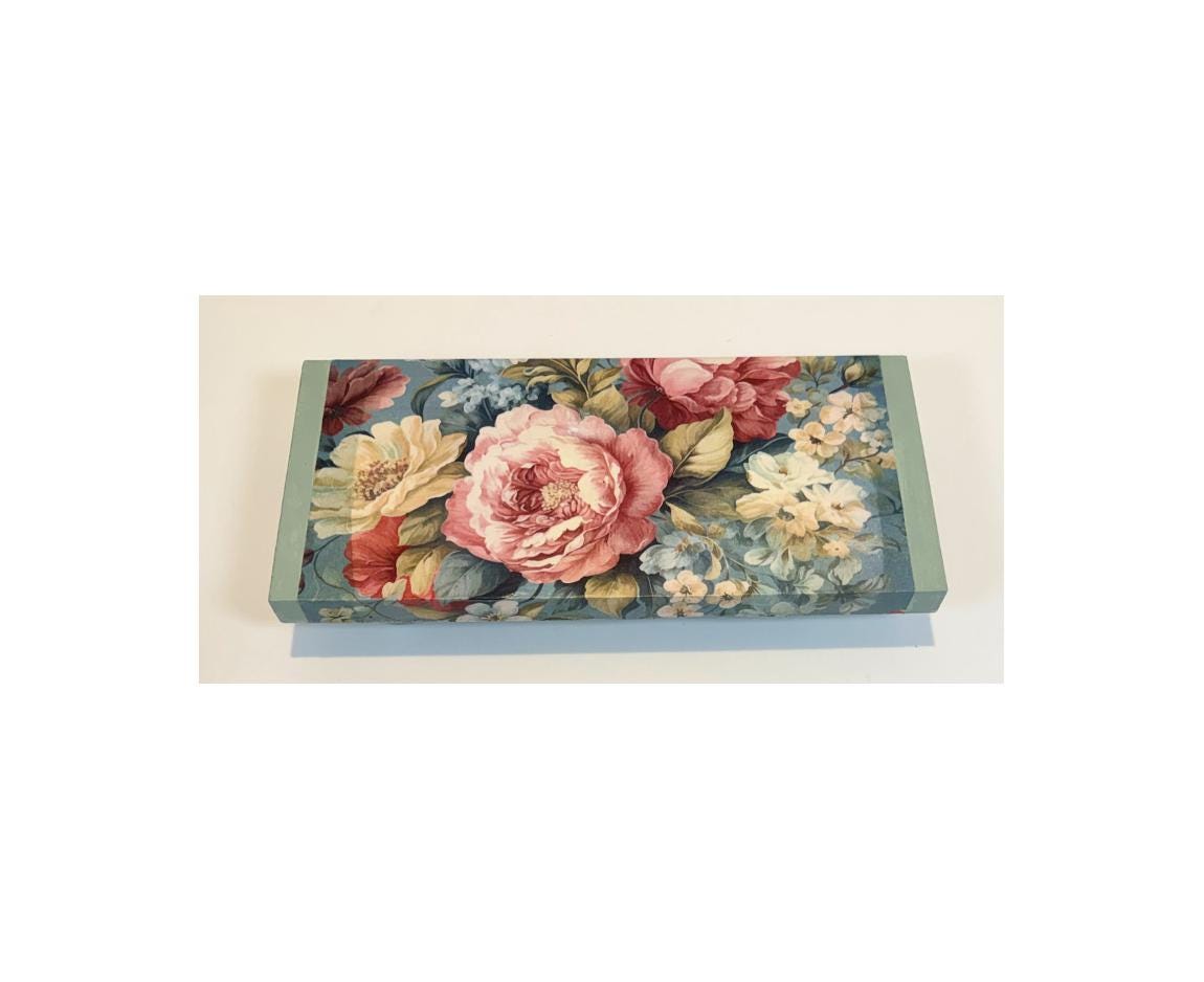 Sage Green Peony Riser: 12"x5.75"