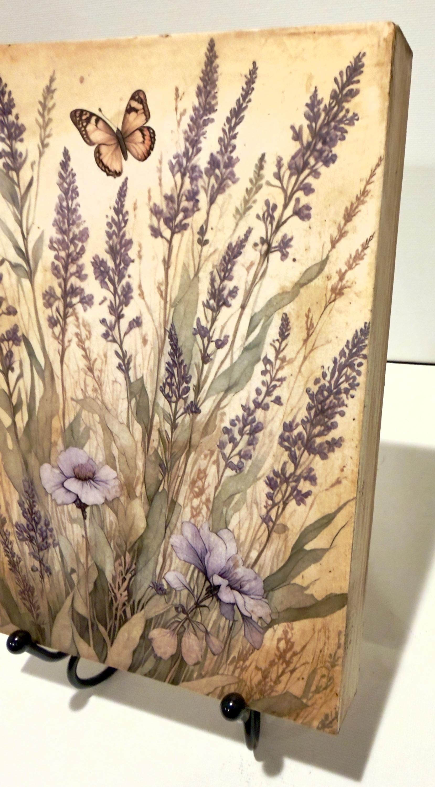 Lavender and Butterfly: 5"x7"