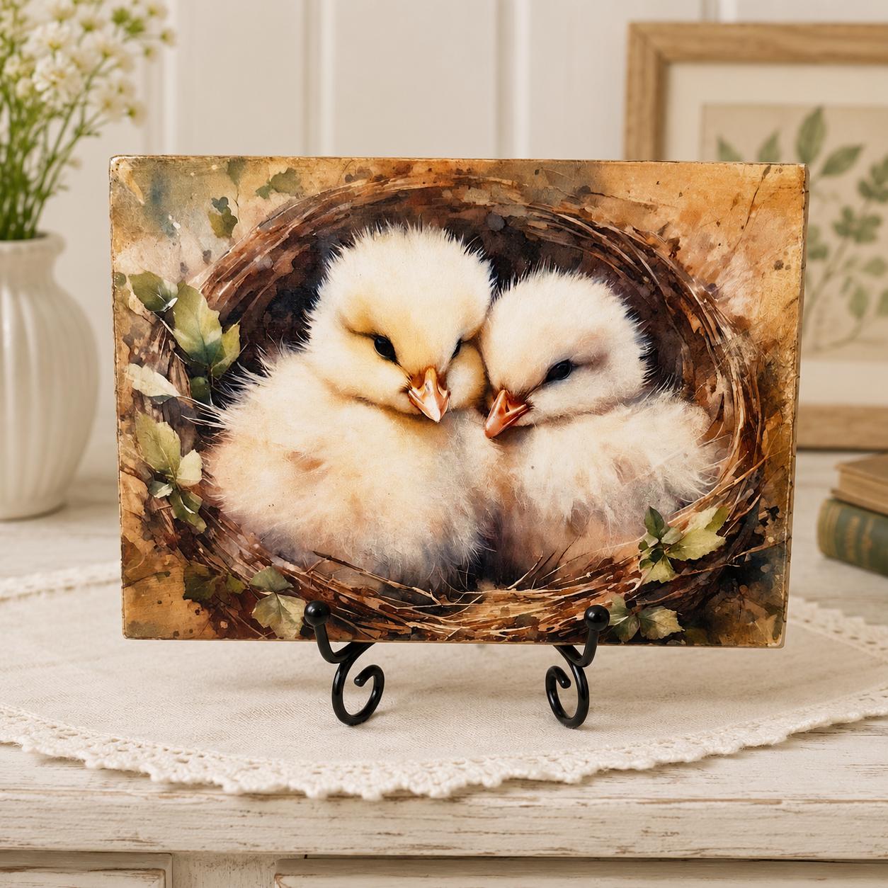 Baby Chicks: 5"x7"
