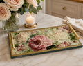 Peony Shabby Chic Tray : 16"x8"