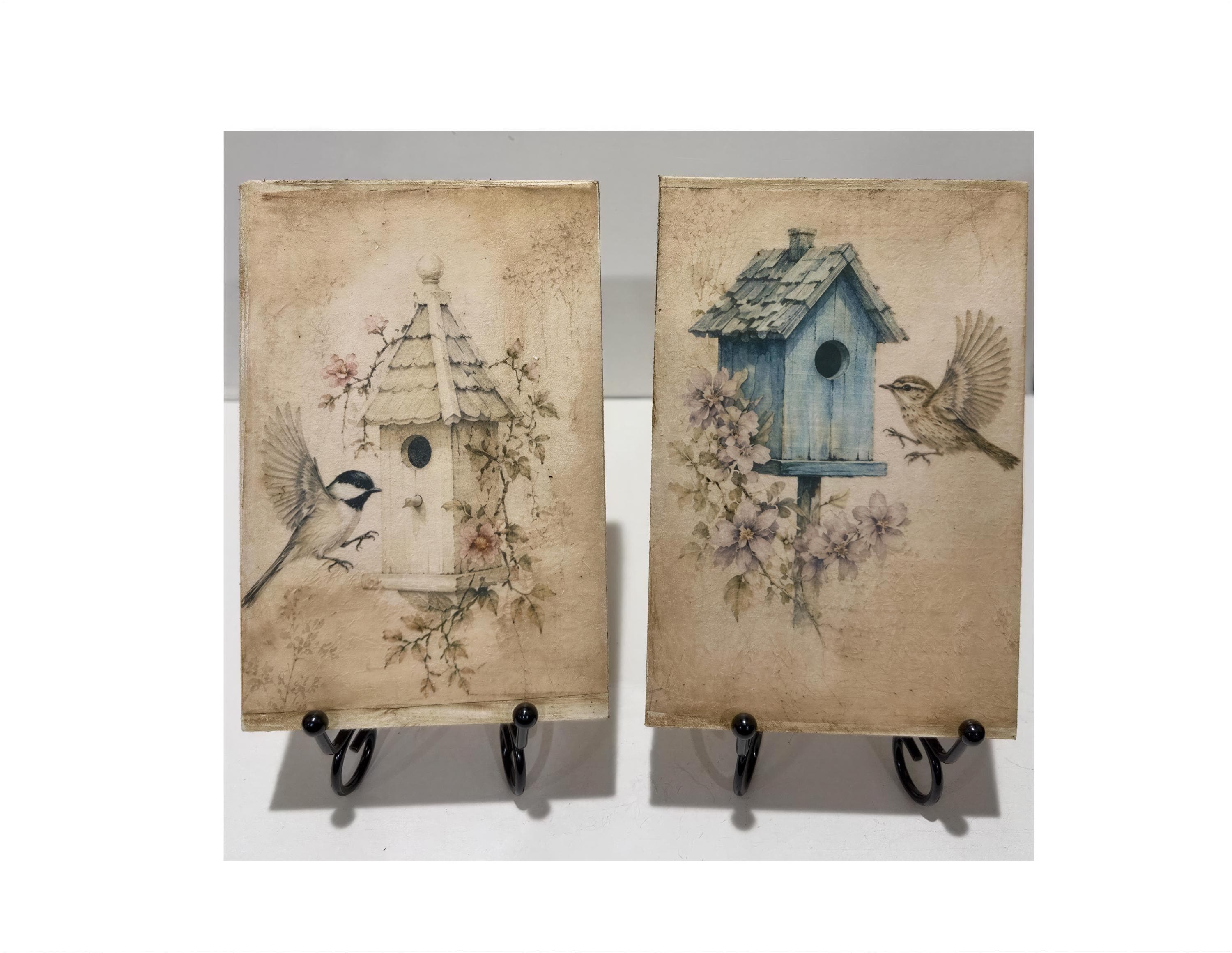 Birdhouses: 4"x6" each