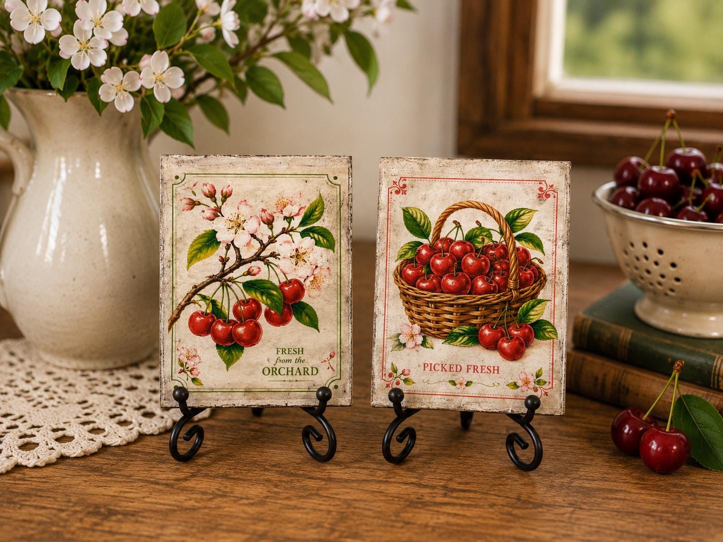 Cherry Orchard Signs: 4"x6" each