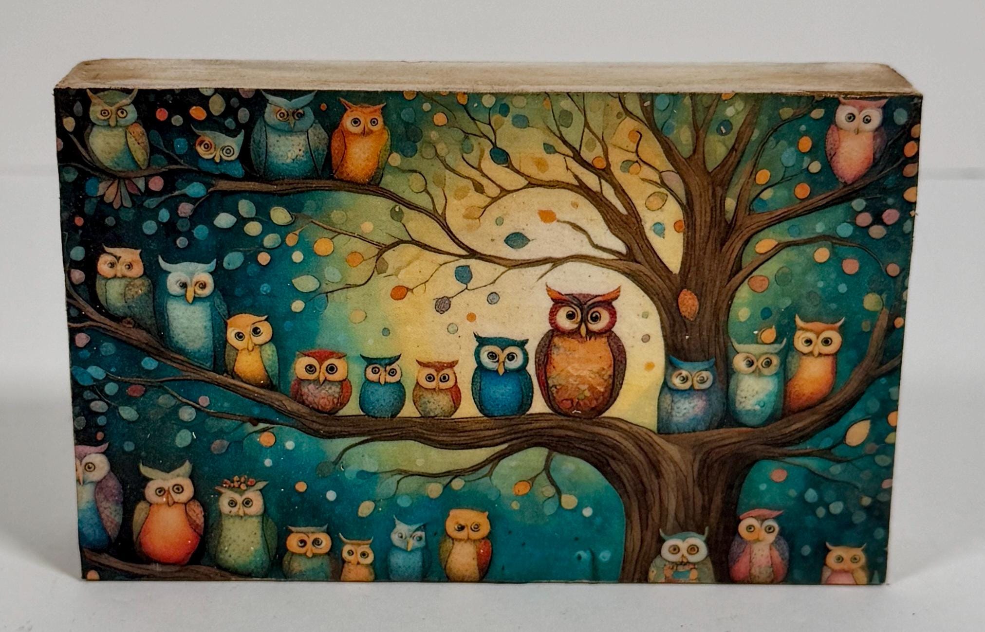 Owl Family: 5"x3"