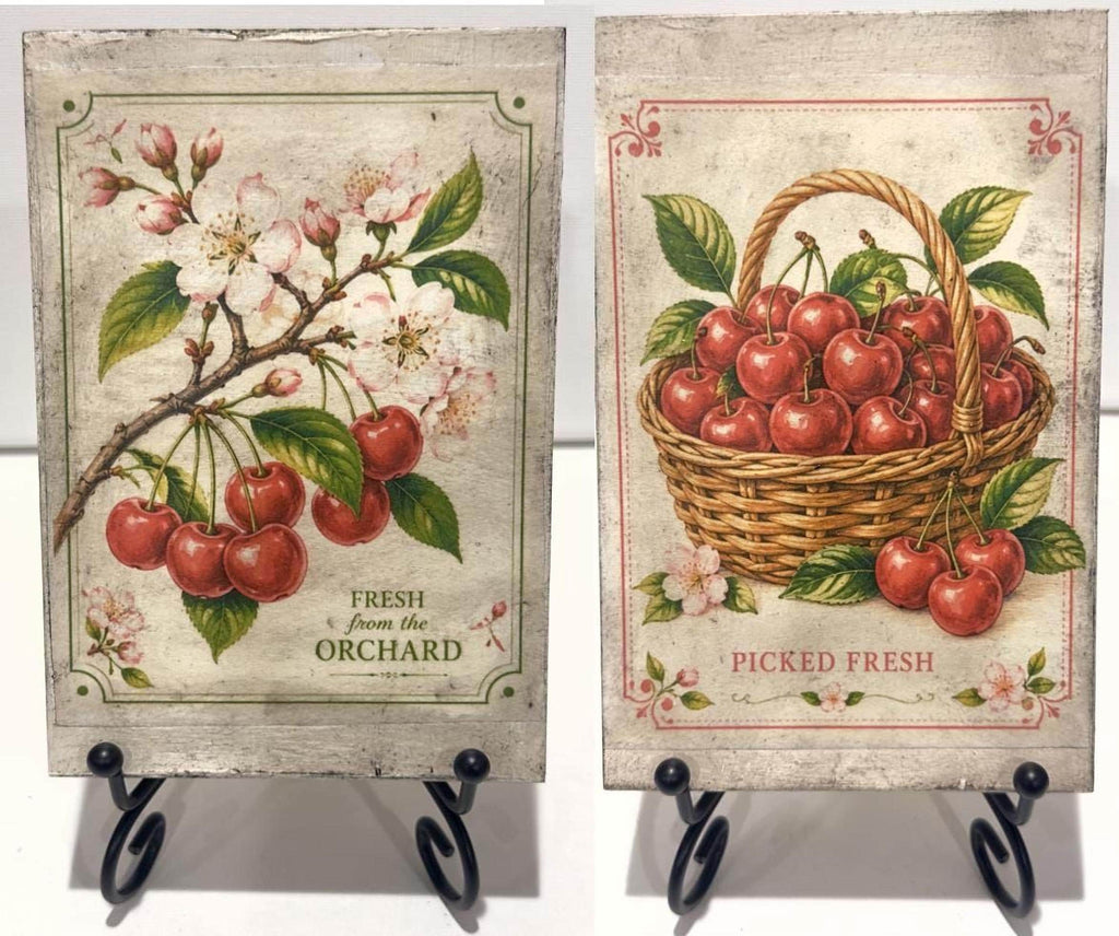 Cherry Orchard Signs: 4"x6" each