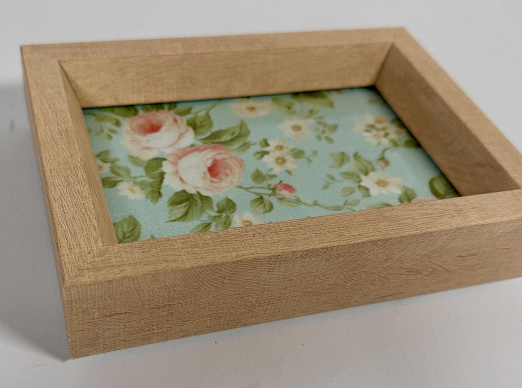 Deep Floral Jewelry Tray: 7"x5"x1.5"