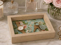 Deep Floral Jewelry Tray: 7"x5"x1.5"