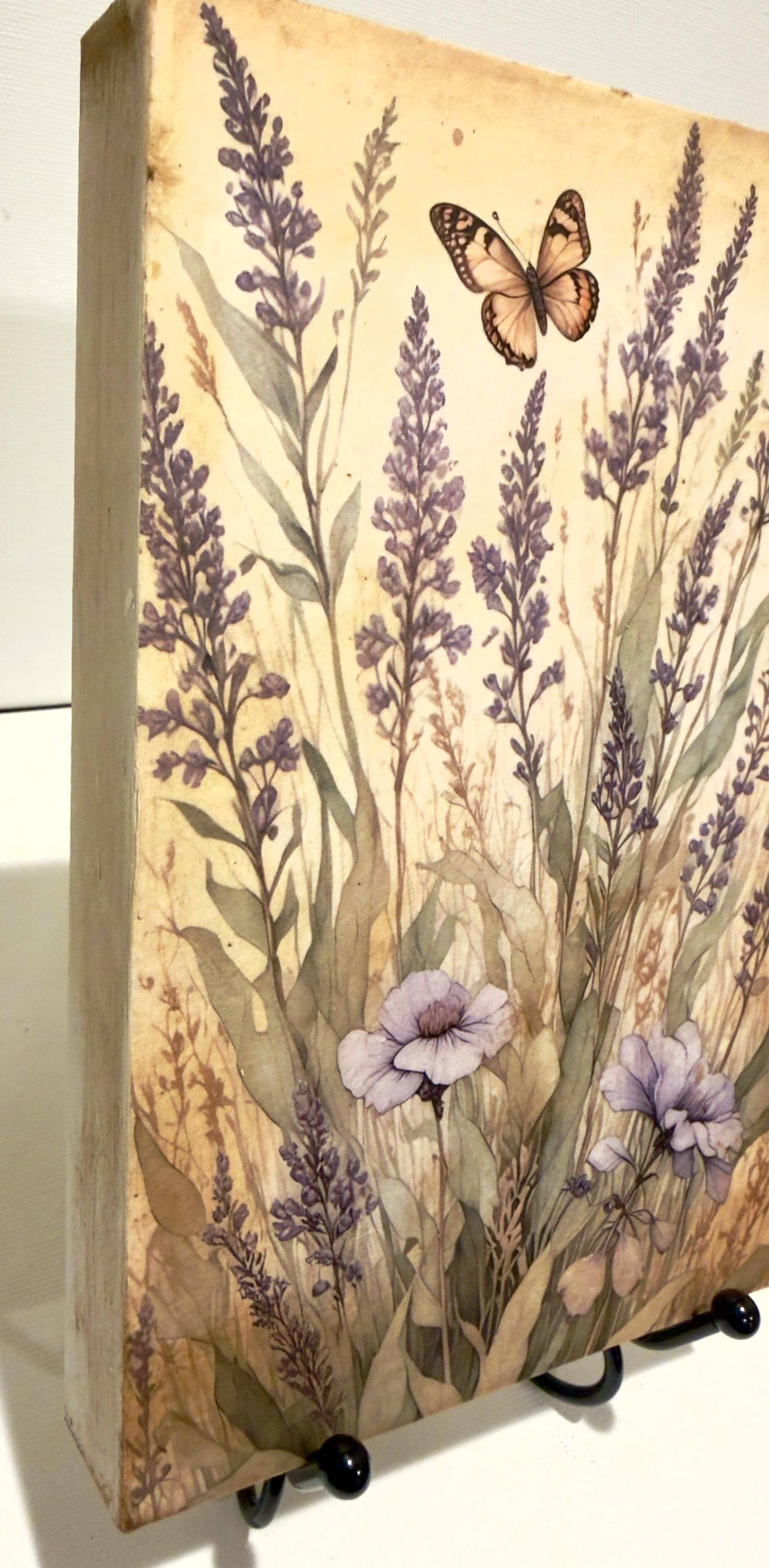 Lavender and Butterfly: 5"x7"