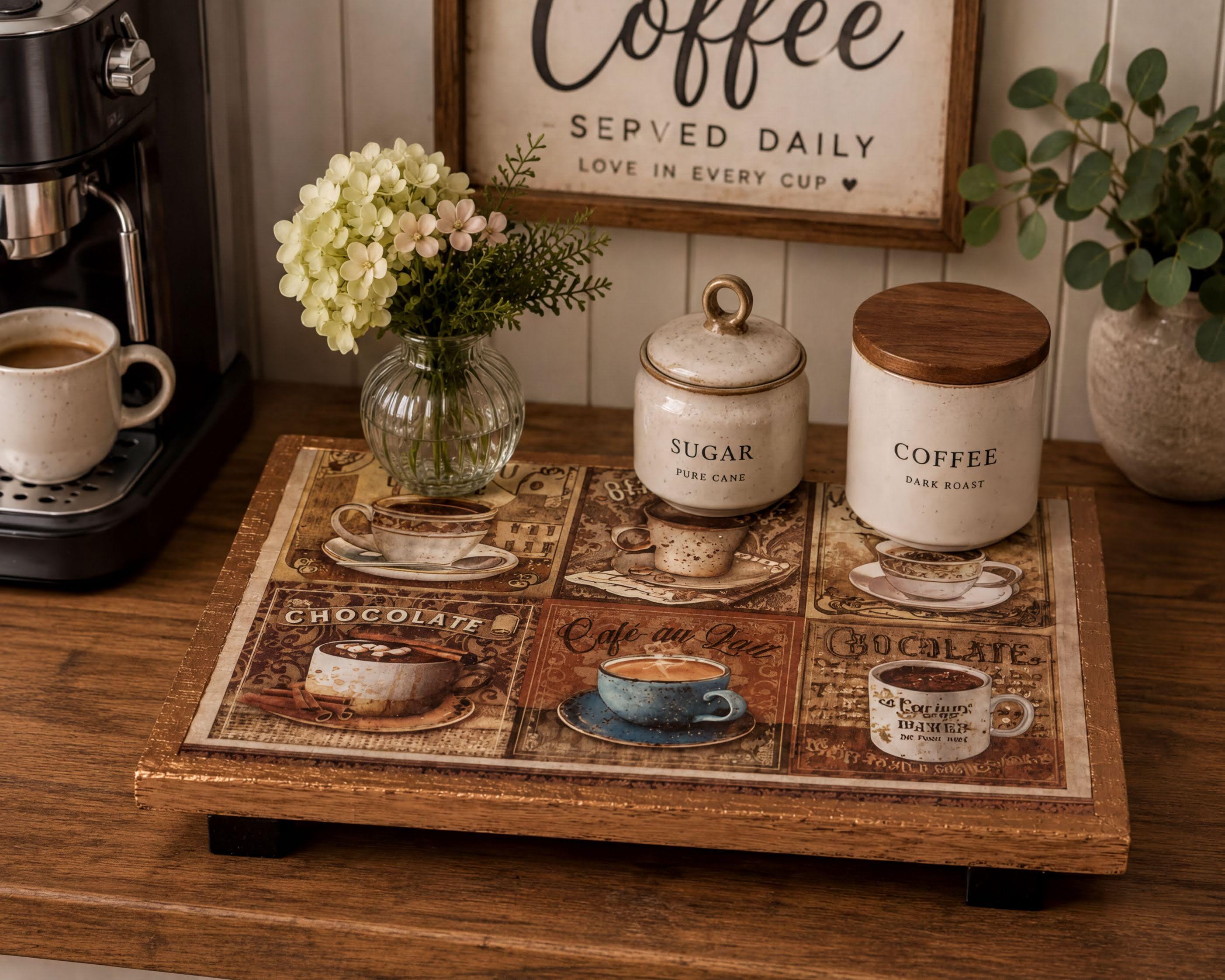 Coffee Bar Riser: 9"x6"