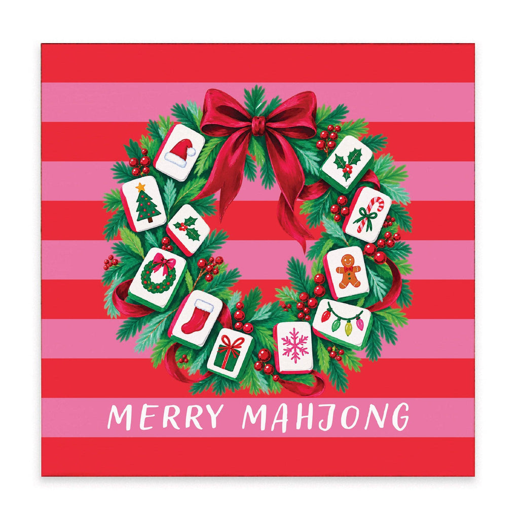 Merry Mahjong Block Sign