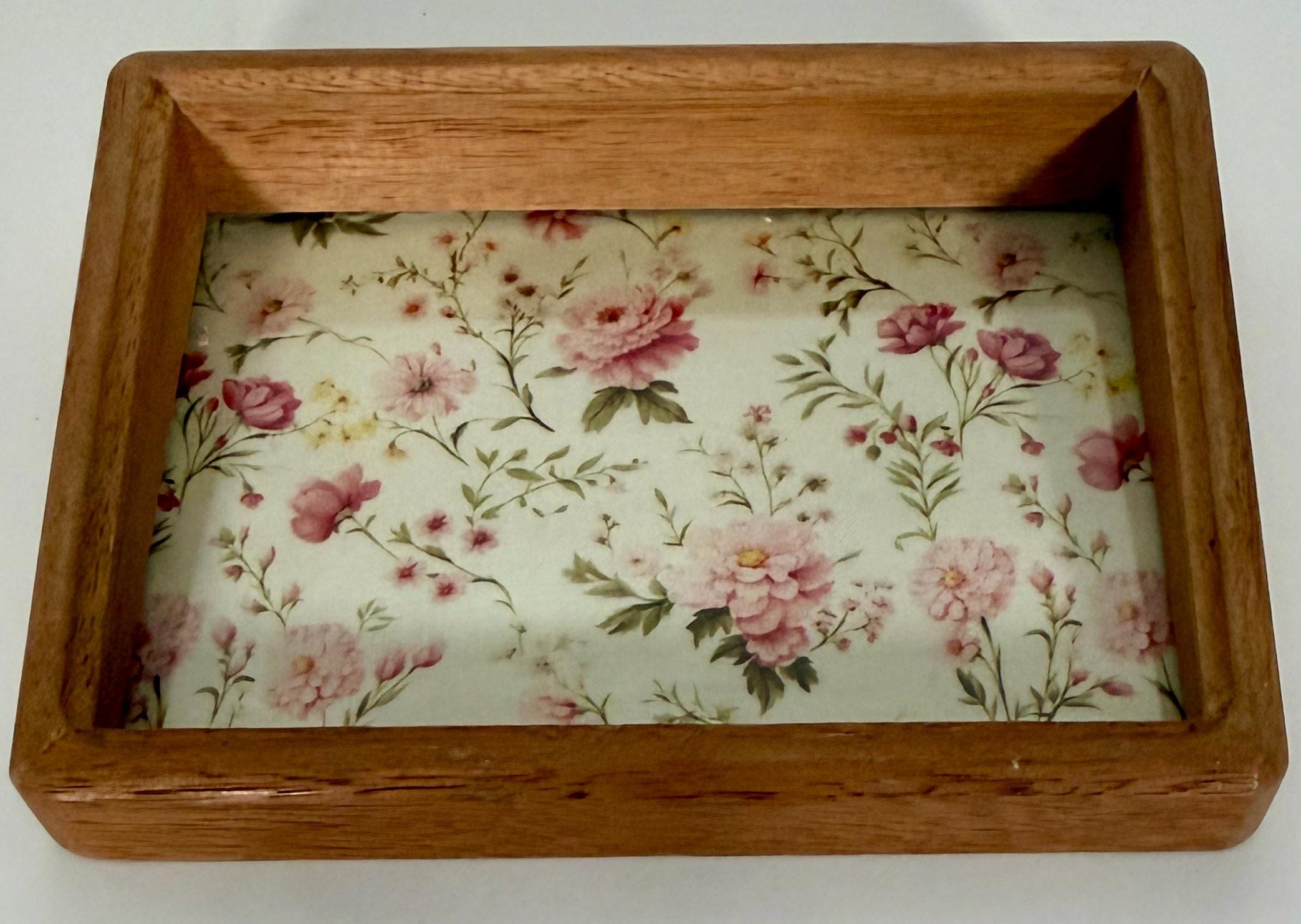 Wildflower Jewelry Tray: 7.5”x5.75”