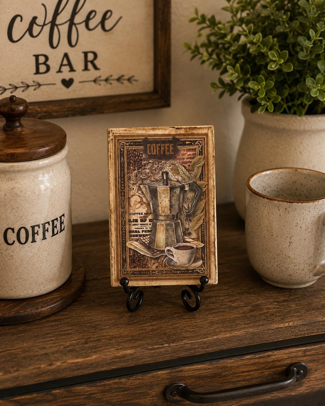 Vintage Coffee: 4"x6" each