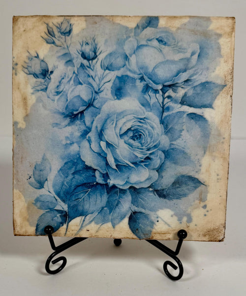 Blue Rose: 5"x5"