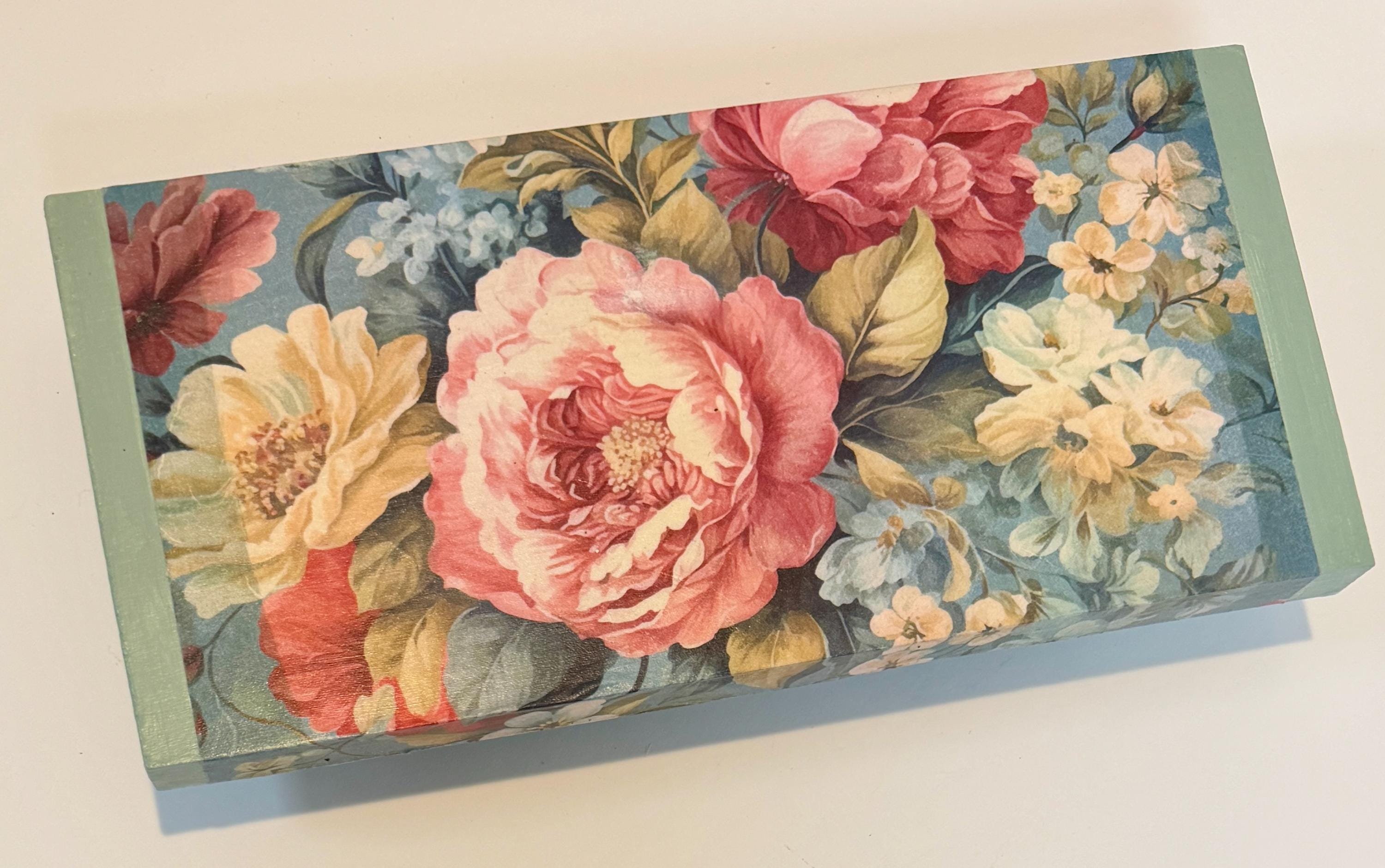 Sage Green Peony Riser: 12"x5.75"