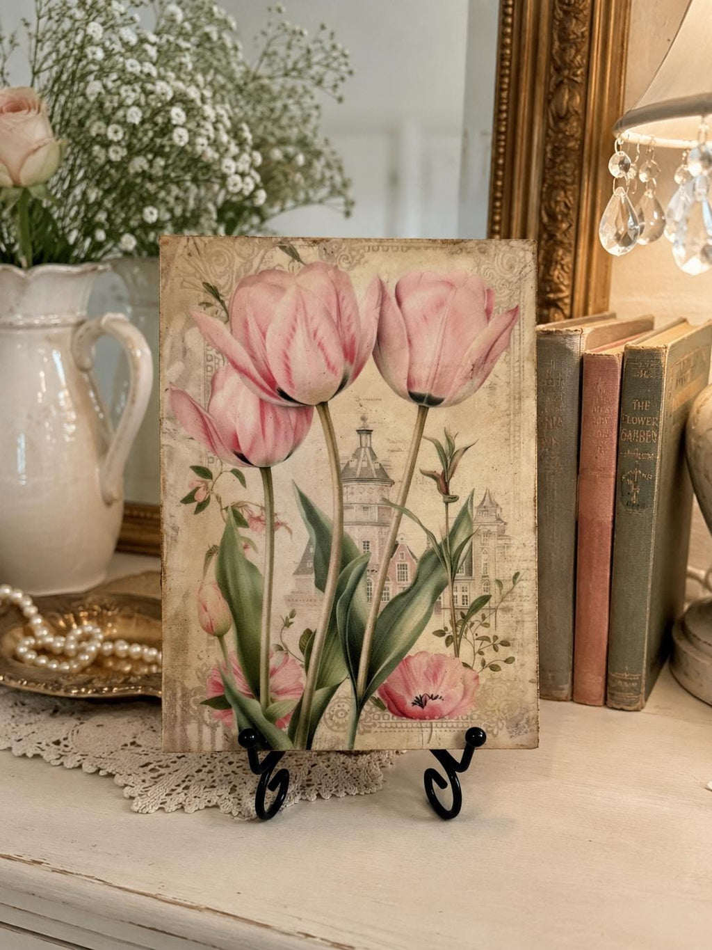 Pink Tulips: 5"x7"