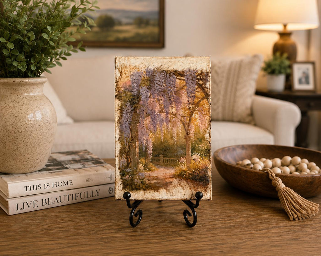 Wisteria Garden: 4"x6"
